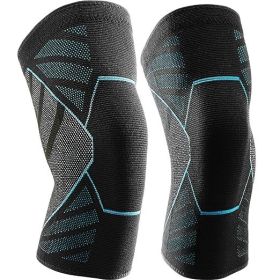 Knee Brace Sleeves Joint Protection and Support Knee Compression Sleeve for Knee Pain Fit for Men and Women - Non-Slip Knee Support Portable for Runni (size: Size L)